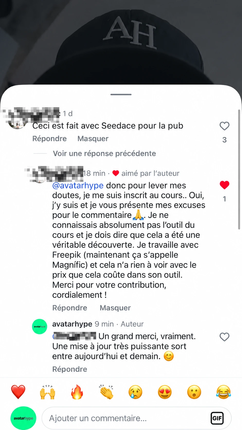 Commentaire Instagram : un sceptique rejoint le cours, s'excuse publiquement et confirme qu'il en vaut la peine